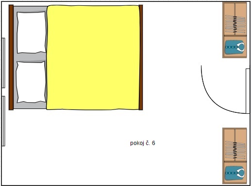Zimmer Nr. 6 — 2. Stock