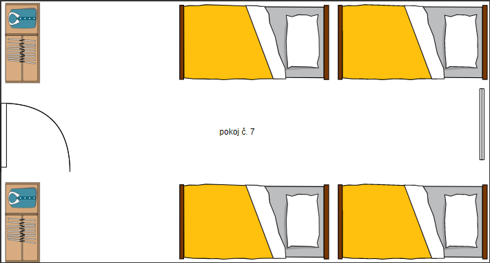 Zimmer Nr. 7 — 2. Stock